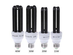 Rebe-bombilla Fluorescente Uv E27 15/20/30/40w 220v 365nm Para Iluminación De Escenario, Detección Y Agricultura