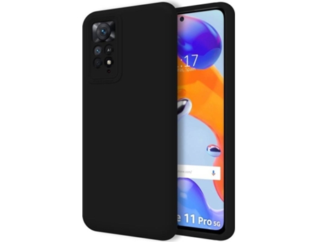 Carcasa Xiaomi Redmi Note 11 Pro TUMUNDOSMARTPHONE Silicona Líquida Negro
