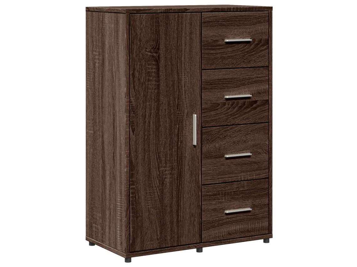 Aparador de madera de roble, marrón, MAISON EXCLUSIVE (60x31x84 cm)