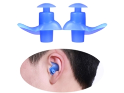 2026-1 Par Waterproof Silicone Tapones De Oído Para Nadadores Adultos Niños Buceo Suaves Anti Ruido