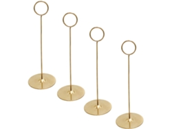 Juego De 12 Soportes De Acero Inoxidable Para Números De Mesa, Clips Multifuncionales Para Notas Y Fotos.