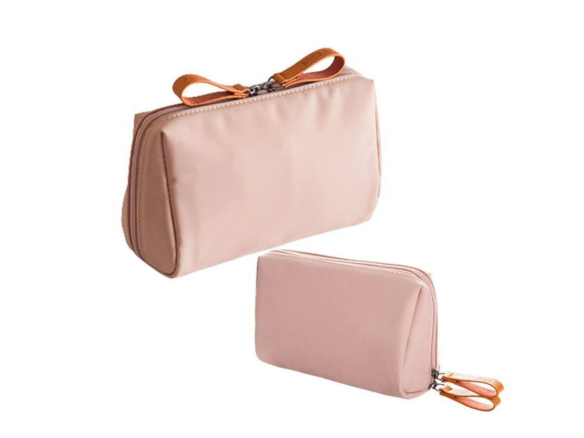 2026-bolsa De Maquillaje Viaje Pequeña Impermeable Portátil Para Bolso, Bolsa De Cosméticos Mini Roja