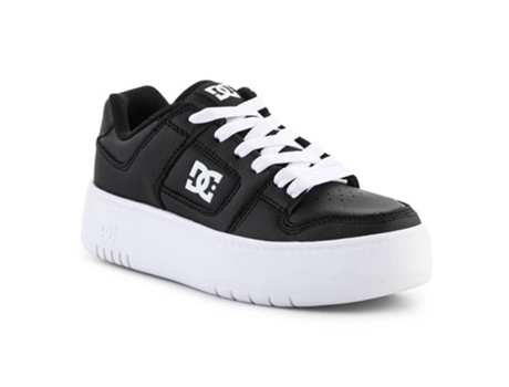 Zapatos de Mujer DC Manteca Platform Piel Negro (38)