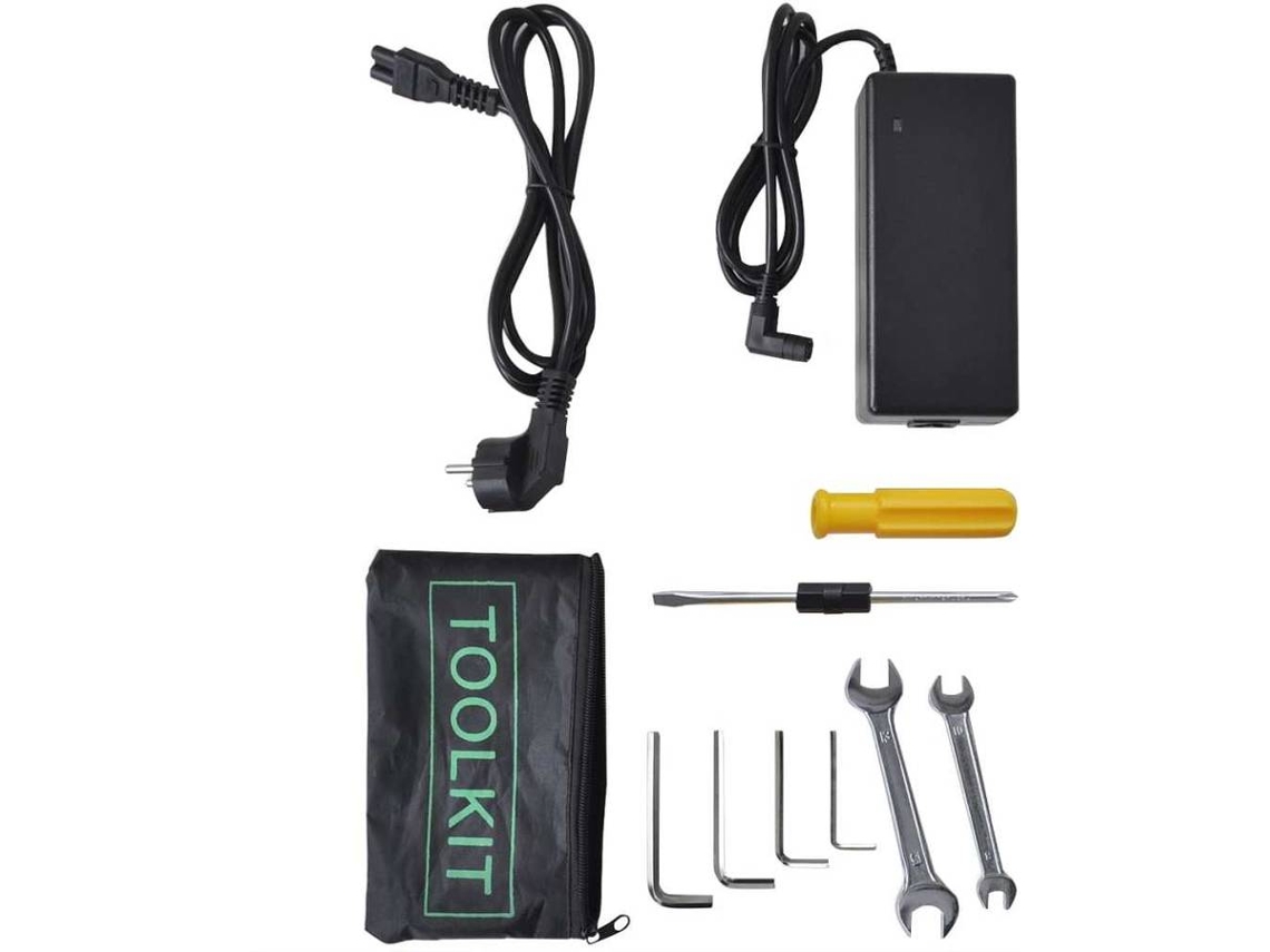 Bicicleta plegable con batería litio de aluminio