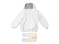 Traje Anti-abejas Con Capucha Y Guantes - Ropa Protectora Transpirable Para Apicultura