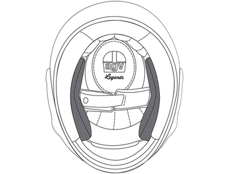 Casco AGV X101 Cheek Pads