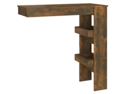 Maison Exclusive - Mesa De Bar De Pared Contrachapada Roble Ahumado 102x45x103,5cm
