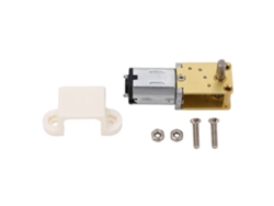 2026velora-Motor De Engranaje De Gusano Cc 12v Alto Torque Low Noise Eje Simple 27rpm Para Hornos Robot Con Base
