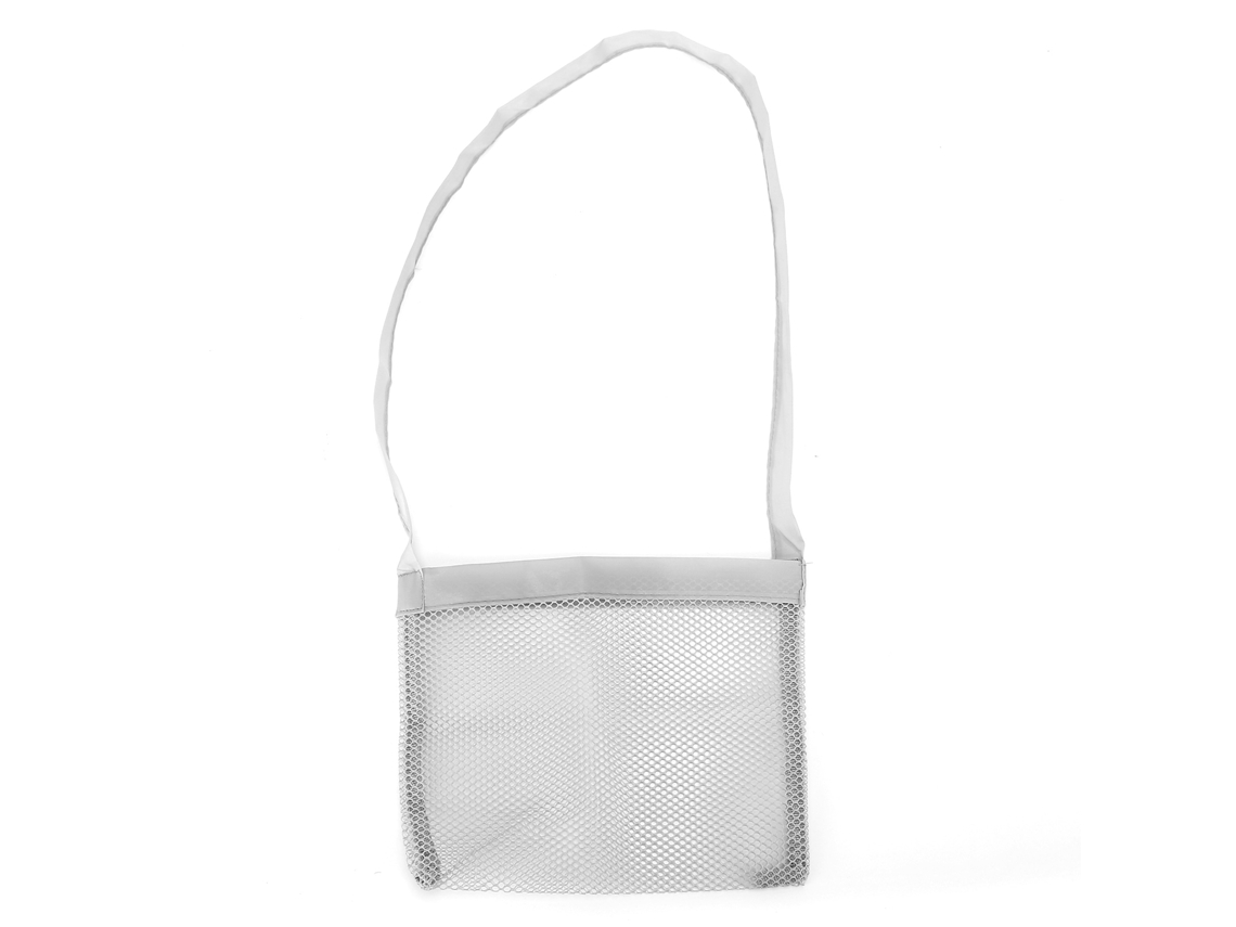 Bolsa De Malla Plegable Y Portátil Para Guardar Conchas Y Juguetes De Playa Infantiles - Nylon