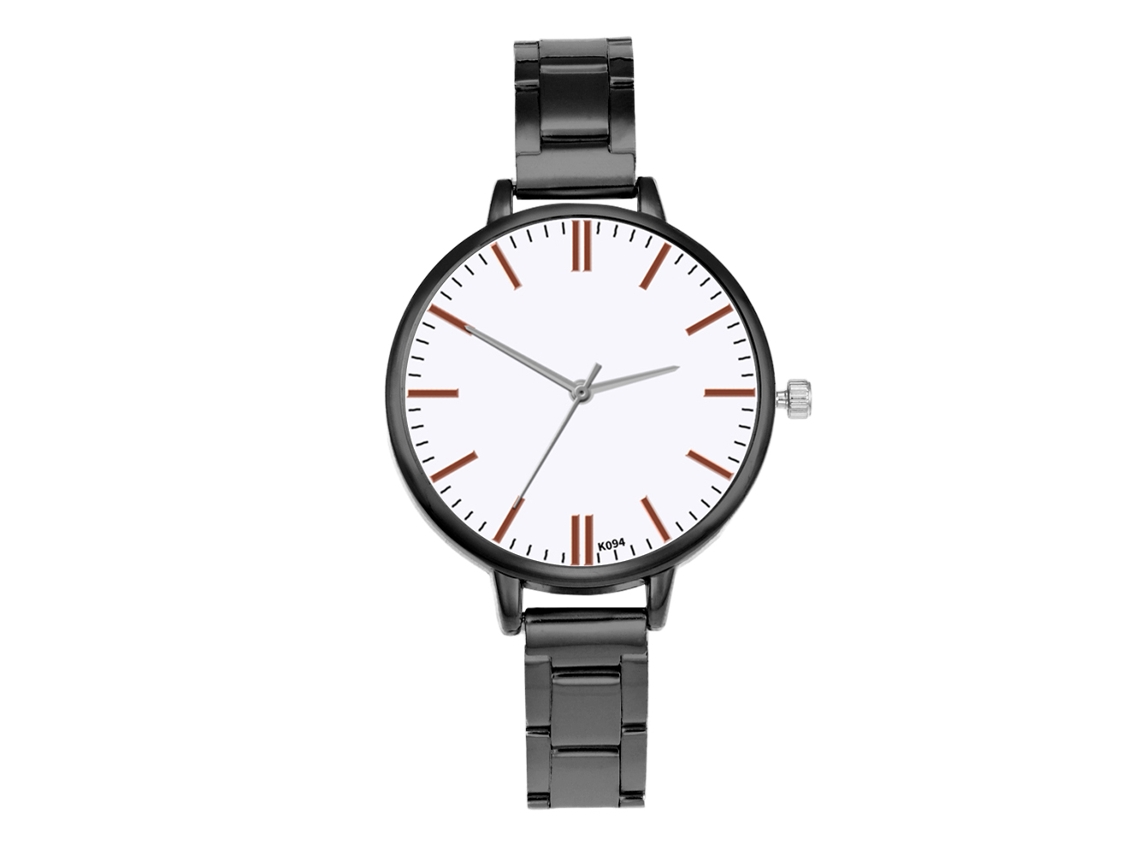 Reloj De Mujer Zhoulianfa De Cuero Elegante Con Pantalla Analógica Y Movimiento De Cuarzo Rojo.