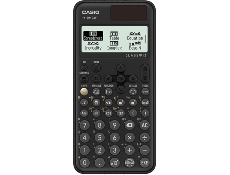 Calculadora Fx-991Cw-W-Et-V Calculadora científica Fx-991Cw 540 funciones y visualización natural CASIO