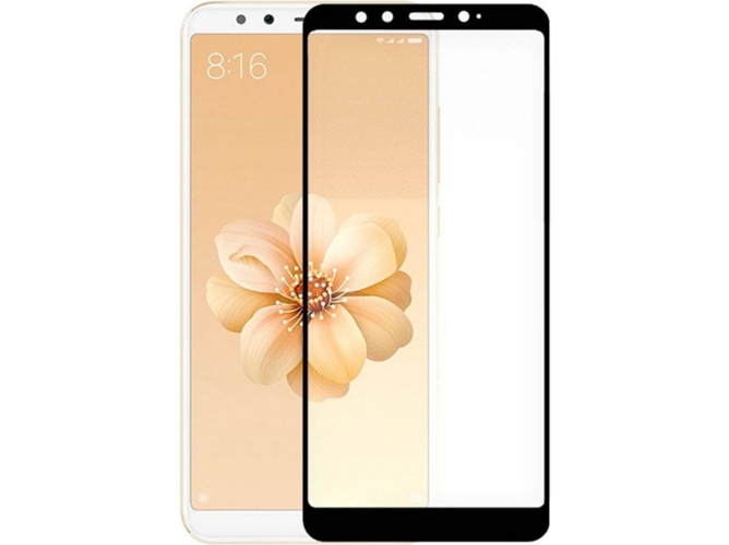 Protector de Cristal Templado Xiaomi Mi A2, Mi 6X Full 3D Negro