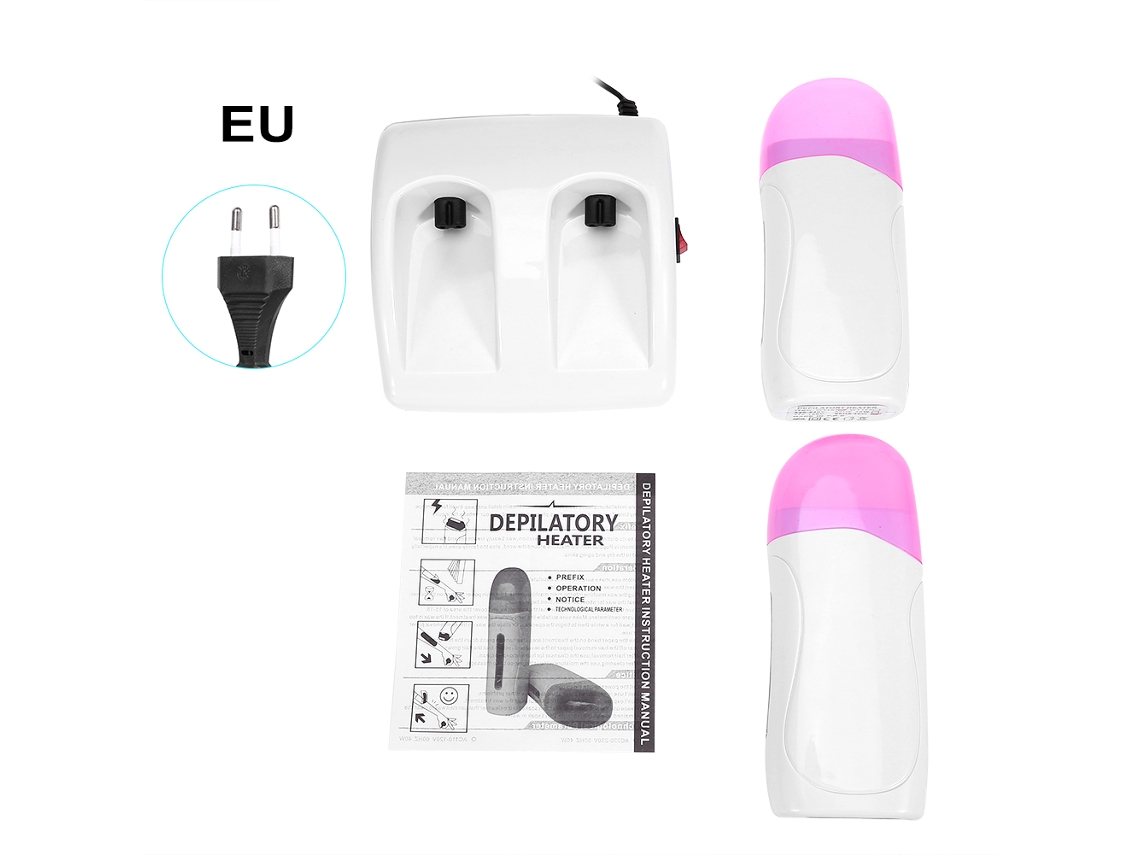 Máquina Eléctrica Depilatoria Con Cera Roll-on Caliente Para Eliminación De Pelo De Ambos Lados
