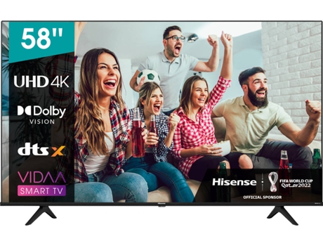 TV HISENSE 58A6BG (LED - 58'' - 147 cm - 4K Ultra HD - Smart TV)