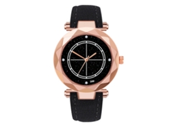 Reloj De Moda Para Mujer Con Correa De Piel Sintética, Movimiento De Cuarzo, Ideal Para Negocios Y Uso Diario (negro)
