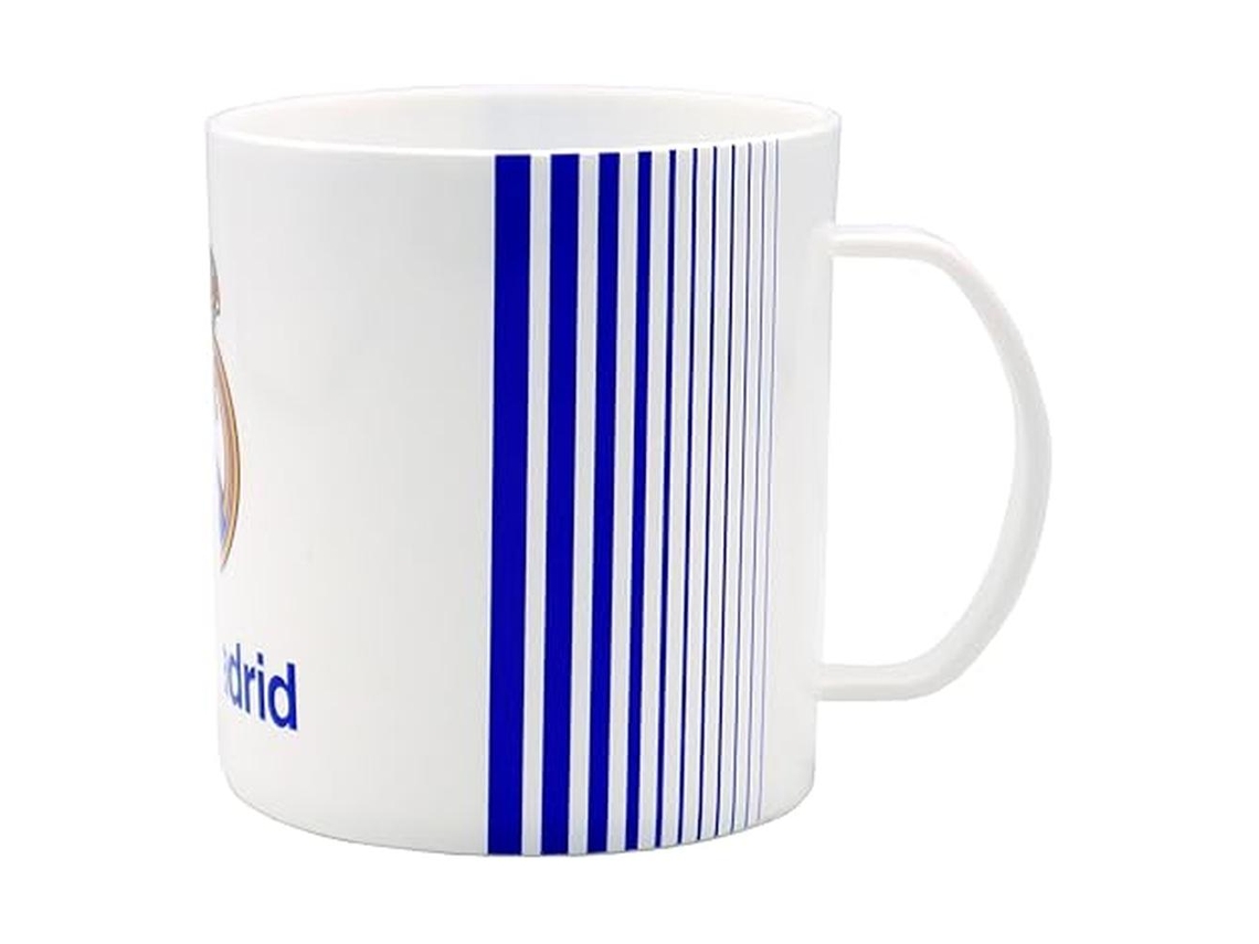 Taza de desayuno de cerámica blanca del Real Madrid MG92 51RM Cypp25 de Cyp Brands