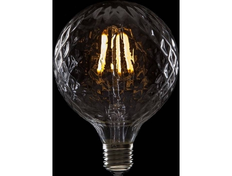 Bombilla LED E27 6W 432Lm 2000ºK Filamento G95 40.000H [WO-LF-G95PI-E27-6W-WW] GREENICE DECO
