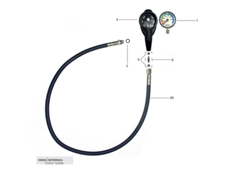 Medidor de Êmbolo Oring Pretocressi