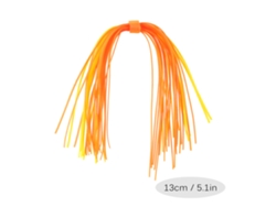 Lixada 10 Paquetes/300 Piezas De Faldillas De Silicona De 13 Cm Para Señuelos De Pesca, Cebos Artificiales Blandos Para Pesca Diy