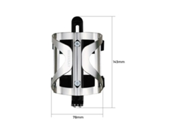 Jinwei-2 Piezas Porta Botellas Para Bicicleta Con Correas Y Tornillos, Soporte De Botella Para Ciclo