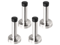 2026altiro-tornillo Para Puerta Con Punta De Goma De 8 Cm (4 Unidades) De Acero Inoxidable 304, Protector De Pared Duradero