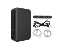 Estación De Carga Usb-c De 8 Puertos Y 235 W Con Carga Rápida Pd65w Para Macbook Y Ordenadores De Sobremesa De 100-240 V