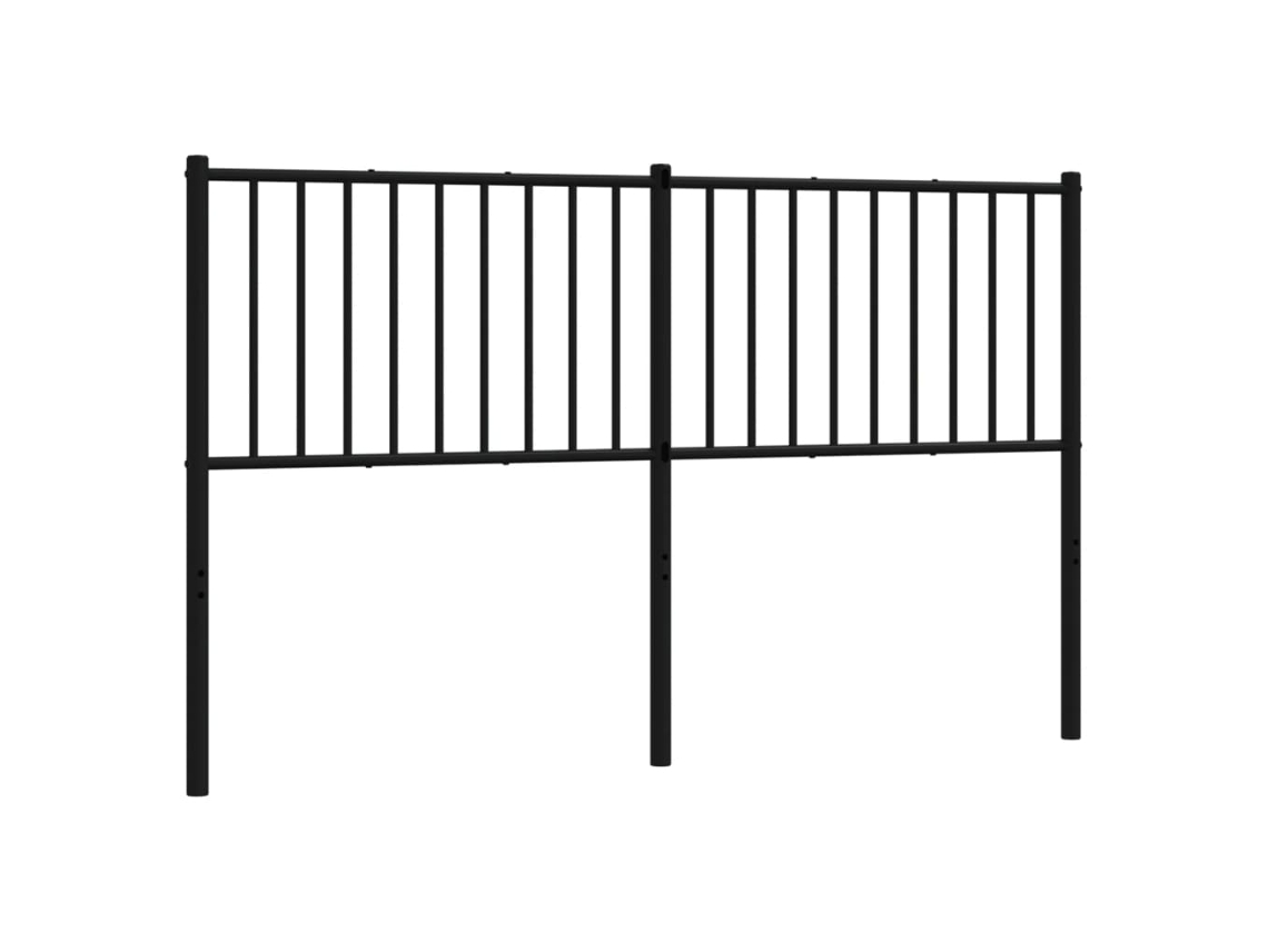 Cabecero de repuesto 160 cm Metal Negro MAISON EXCLUSIVE