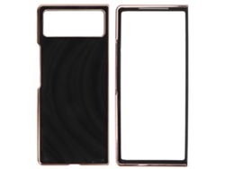 Capa Protetora Para Xiaomi Mix Fold 2 Case Anti-arranhões De Couro Sintético Preto