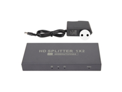 Divisor De Interfaz Multimedia 1x2 Hd 4k 60hz 18g Hdcp2.2 Rgb444 2.0 Con Enchufe Europeo