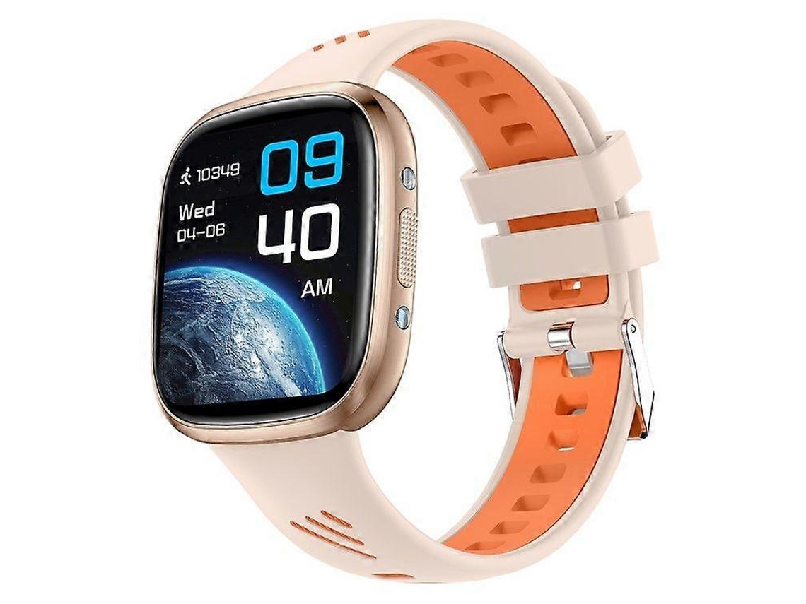 Smartwatch con pantalla IPS de 1,72 pulgadas, llamadas Bluetooth, monitor de salud y linterna UV Ly Ebike