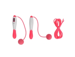 Cuerda Para Saltar Sin Cuerda Con Contador, 4 Modos, Acero, Ajustable, Equipo De Fitness, Ejercicio, Rosa