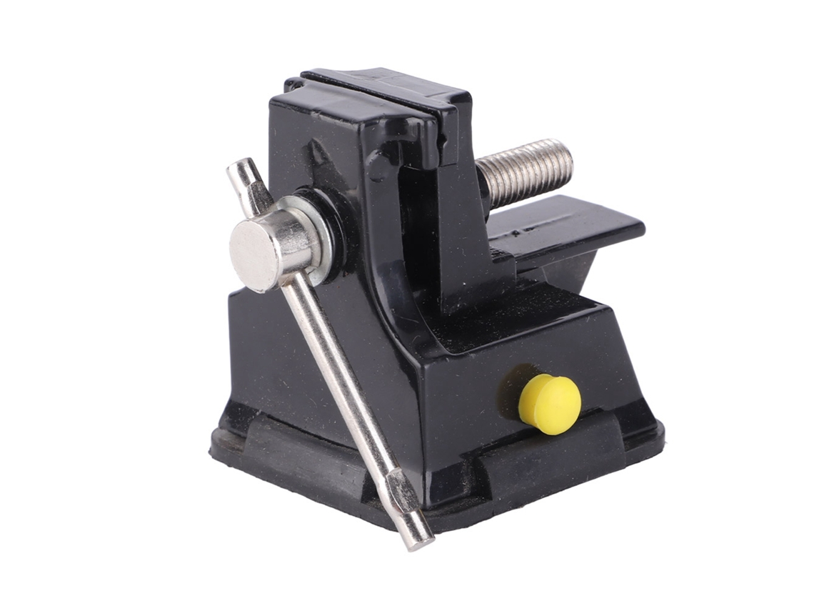 Mini Tornillo De Banco Universal Con Base De Succión Para Tallar Y Taladrar.