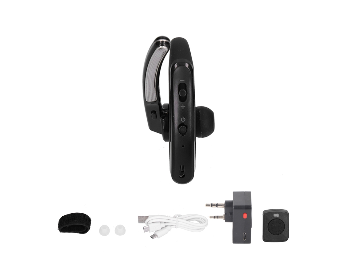 Auriculares Bluetooth Para Walkie-talkie Con Micrófono, Reducción De Ruido, Portátiles, Para Motorola Y Hyt.
