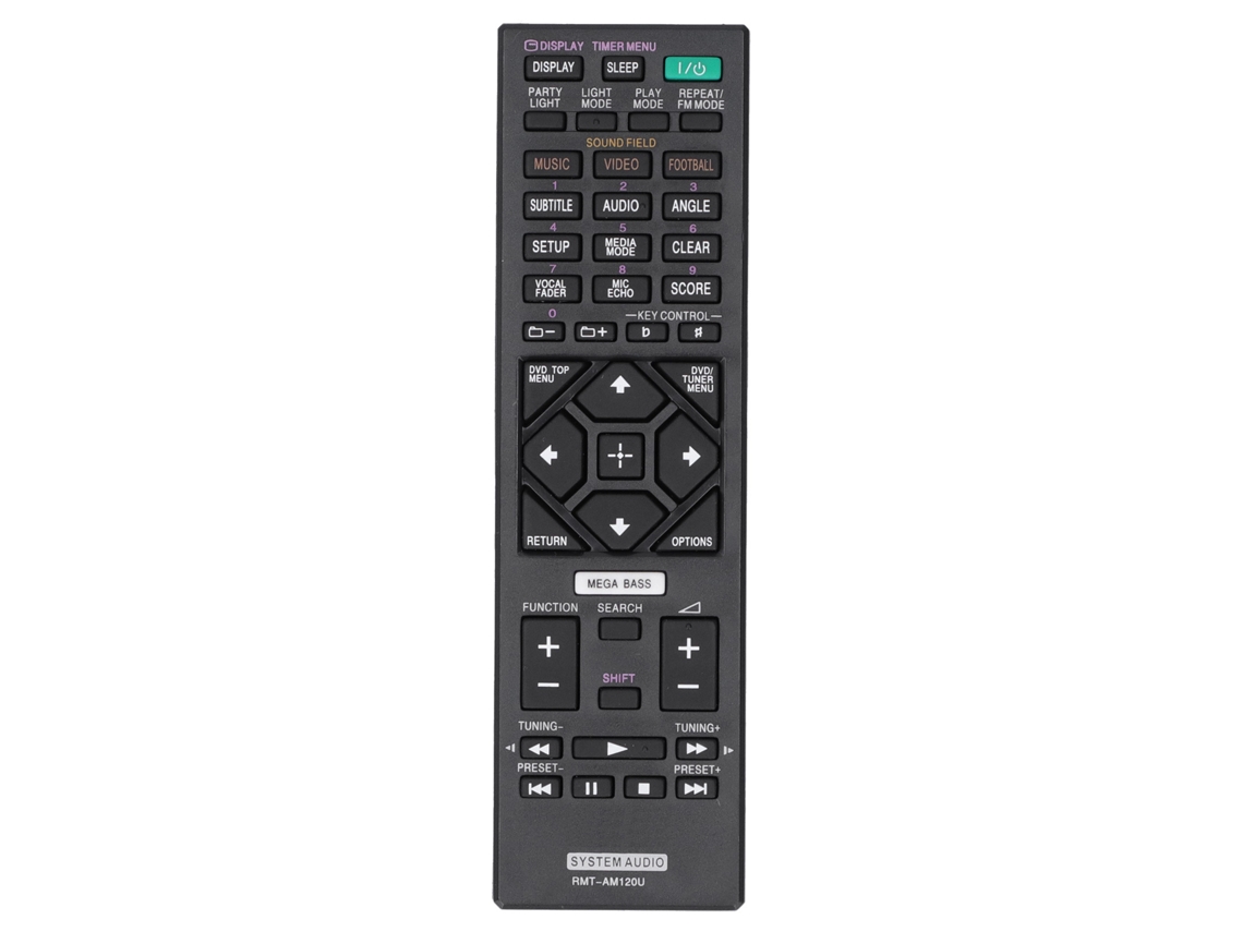 Control Remoto Rmt-am120u Para El Sistema De Video Sony Hcdgt3d Hcdshakex1 Hcdshakex3