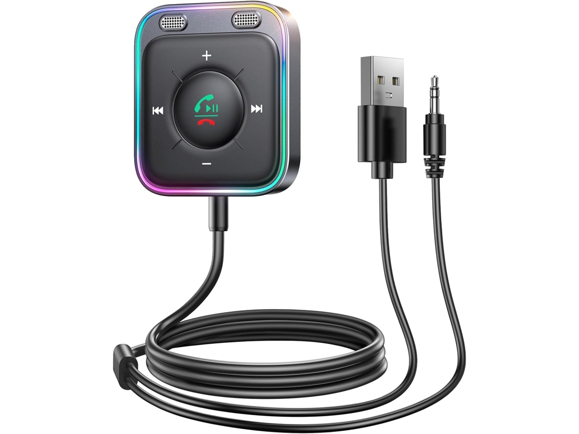 Adaptador De Estéreo Para Automóvil Con Receptor Auxiliar Plug And Play Para Camión Y Sistema De Sonido Diario.