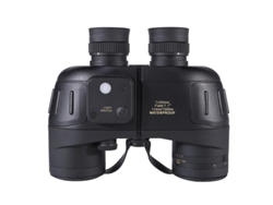 Binoculares 7x50 IP68 con retícula y distancia de visión con nitrógeno, estuche protector y correa de transporte, color negro Bestvite