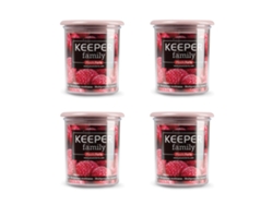 Pack de 4 Botellas PLASTIC FORTE (8 x 8 x 9 cm - Plástico - Multicolor)