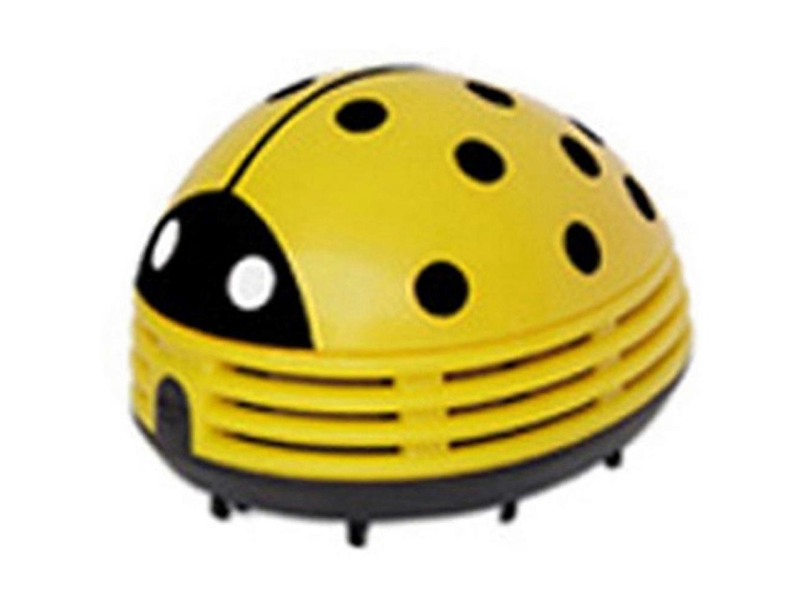 Mini Cute Ladybug Desktop Vacuum Cleaner Dust Collector For Home Office Table Cleaning Brush Keyboa