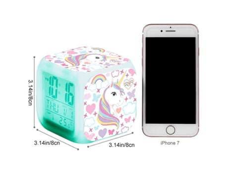 Relojes digitales Despertador LCD LED nocturno con niños Ligeros despiertos regalos de cumpleaños para niños para niños Adulto