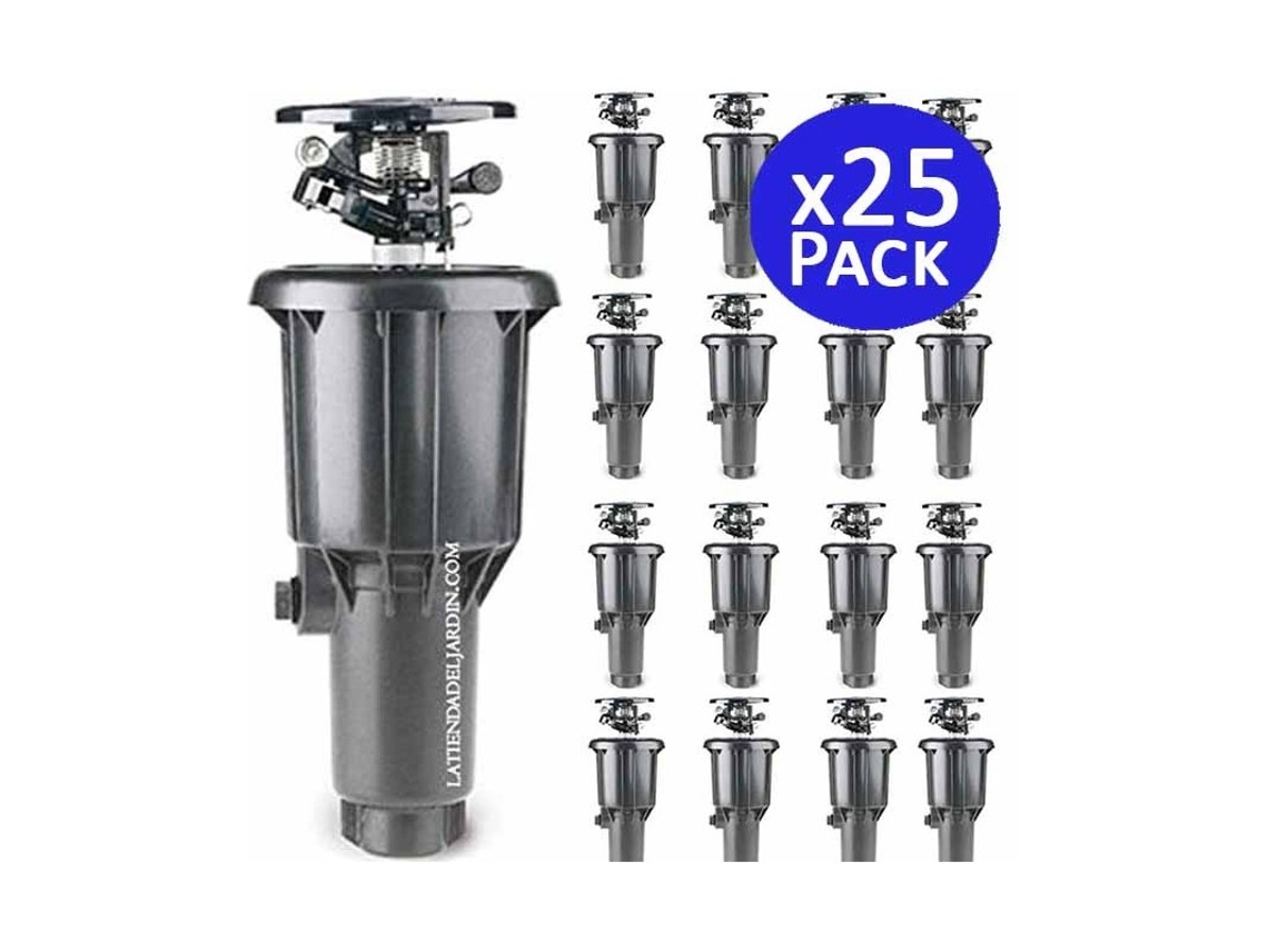 Aspersor de Riego Impacto Emergente Maxipou 6-13 M 1/2'' Circular Y Ajustable Pack 25 SUINGA