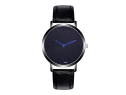 Reloj De Pulsera Para Hombre Zhoulianfa Analógico De Cuarzo Con Correa De Pu Negro