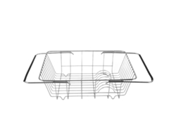 Rack De Escurrido Retráctil De Acero Inoxidable Para Cocina, Canasta De Escurrido Multiusos Para Lavar Frutas Y Secar Platos