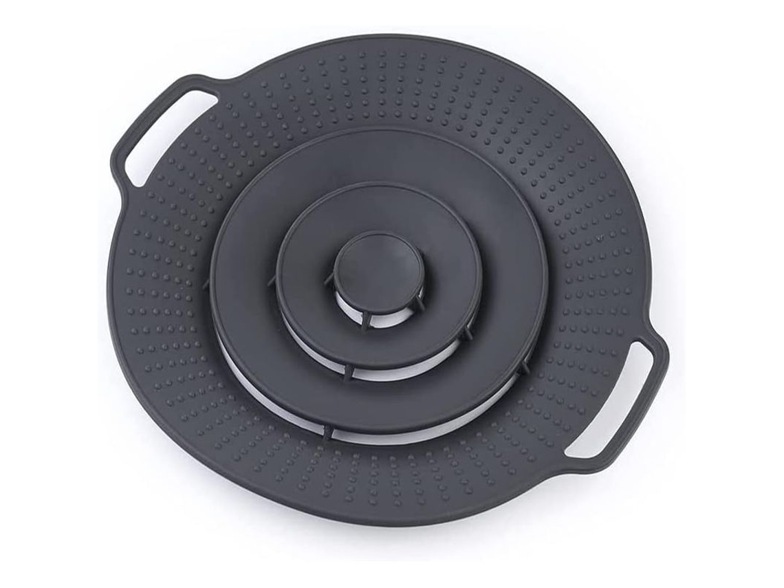Tapa De Silicona Gruesa Para Ollas, Aprobada Por La Fda, Apta Para Ollas De 20 A 29 Cm De Diámetro.