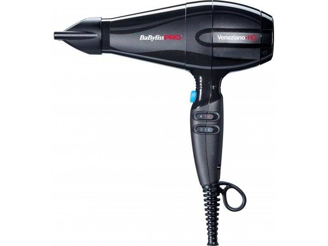 Secador de Pelo BABYLISS SLR3960 (2200 W - 3 Niveles de Temperatura - Negro)
