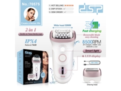 Dispositivo Eléctrico De Depilación Para Mujeres, Que Incluye Depilación De Axilas, Piernas Y Pubis Lima Para Pies 2 En 1.