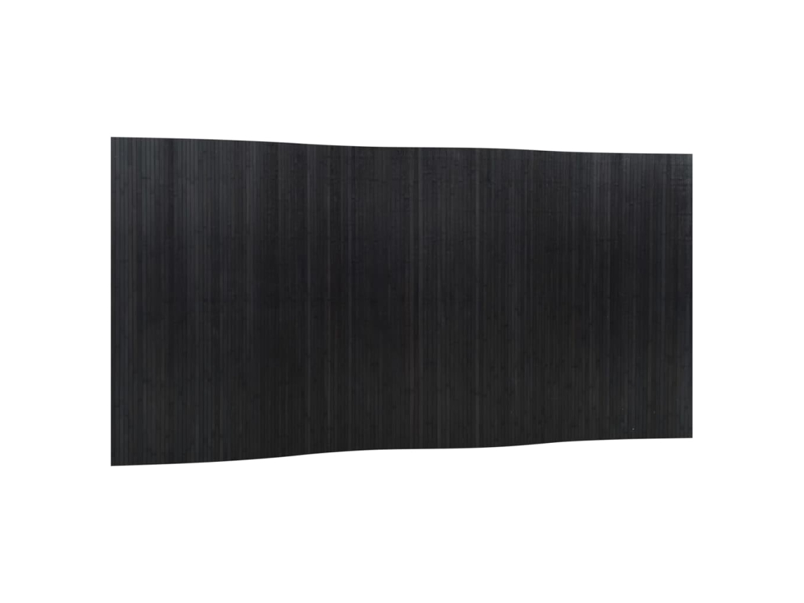 Biombo separador de ambientes 165 x 400 cm Bambú negro Dec031162