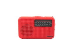 Mini Rádio Fm/am de Banda Dupla MDUG (vermelho)