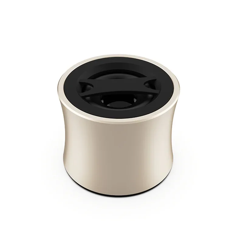 Altavoz Bluetooth (color Oro Claro) Con Ranura Para Tarjeta De Red, Que Permite Realizar Llamadas Con Manos Libres Y Escuchar La Radio Fm.