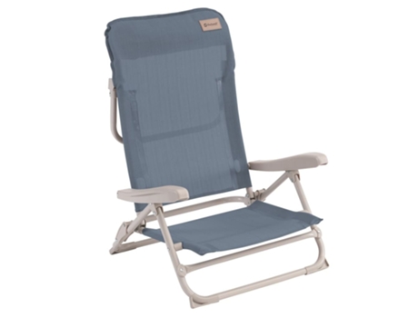 OUTWELL Silla de playa plegable Seaford azul océano