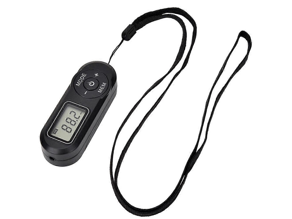 Radio portátil GOKOCO con DSP, pantalla LCD y auriculares.